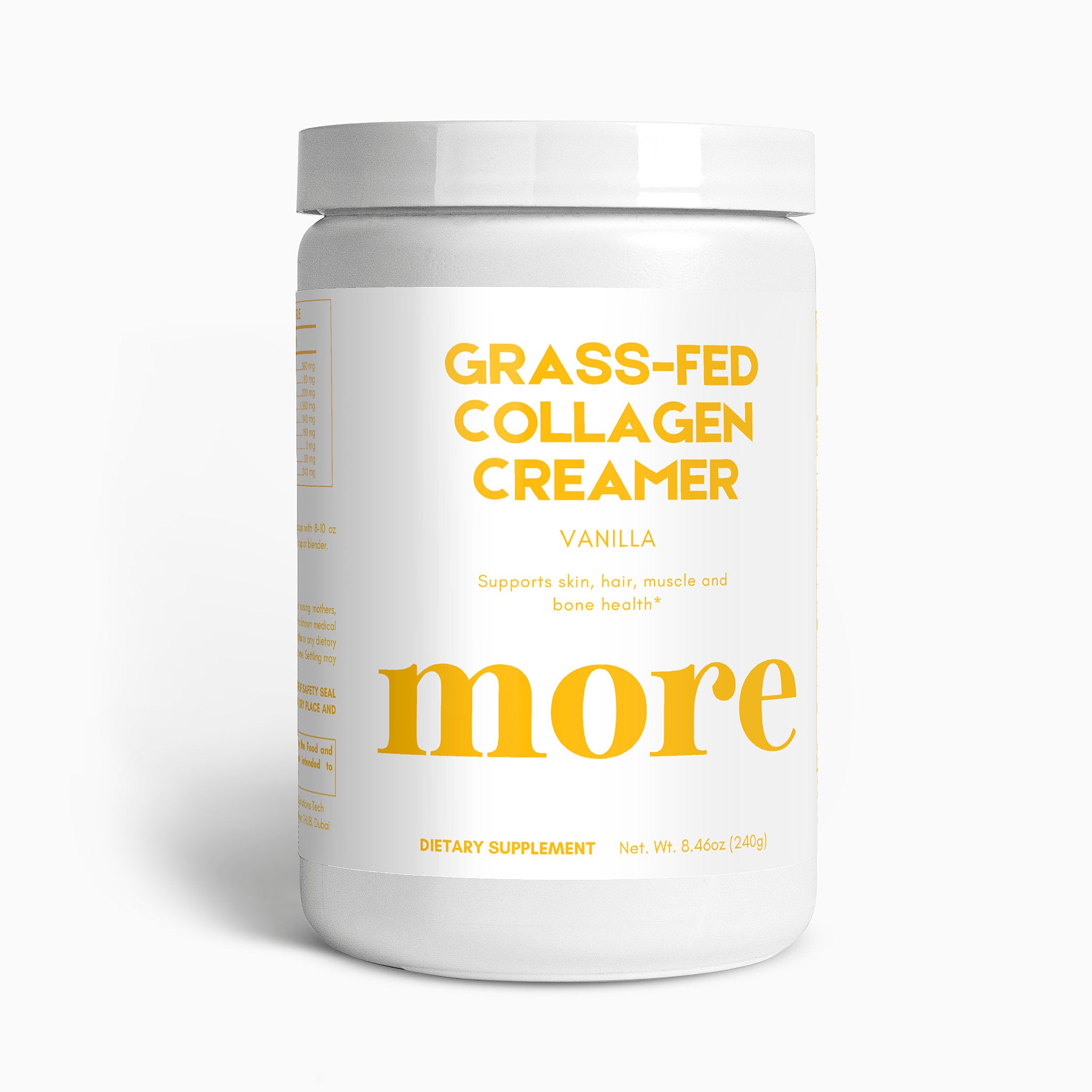 Grass-Fed Collagen Creamer (Vanilla)
